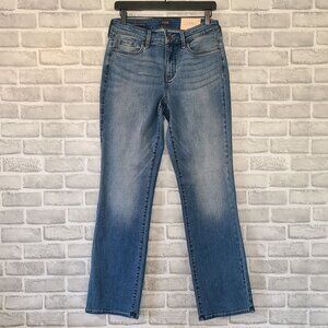 NYDJ Jeans Marilyn Straight Denim Blue Womens 8 Casual Stretch NEW NWT